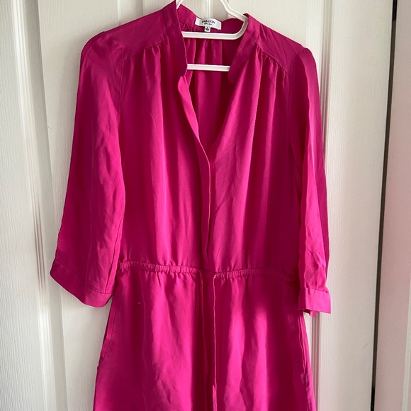 Babaton silk pink dress - Picture 1 of 3